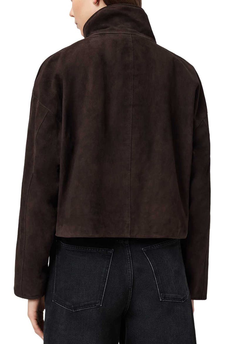 Ryder Suede Jacket, Alternate, color, BITTER BROWN