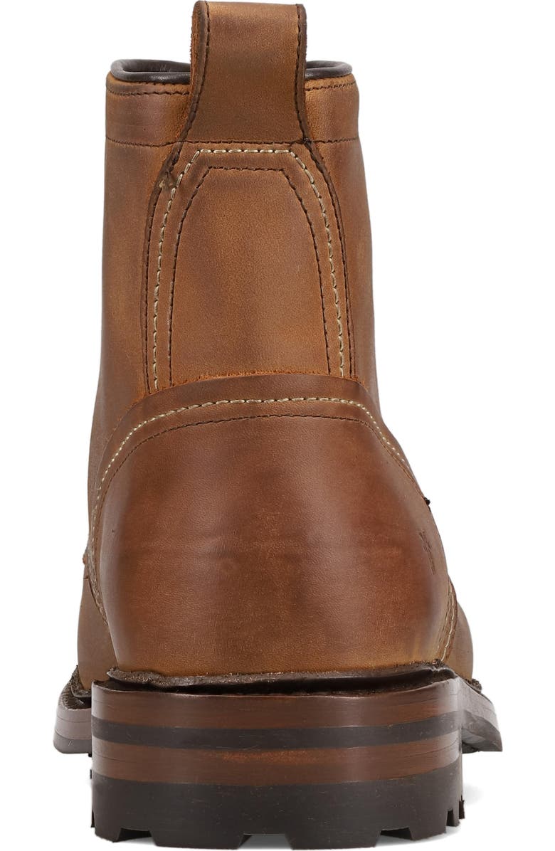 Frye Hudson Lace-Up Work Boot, Alternate, color, Tan Tan