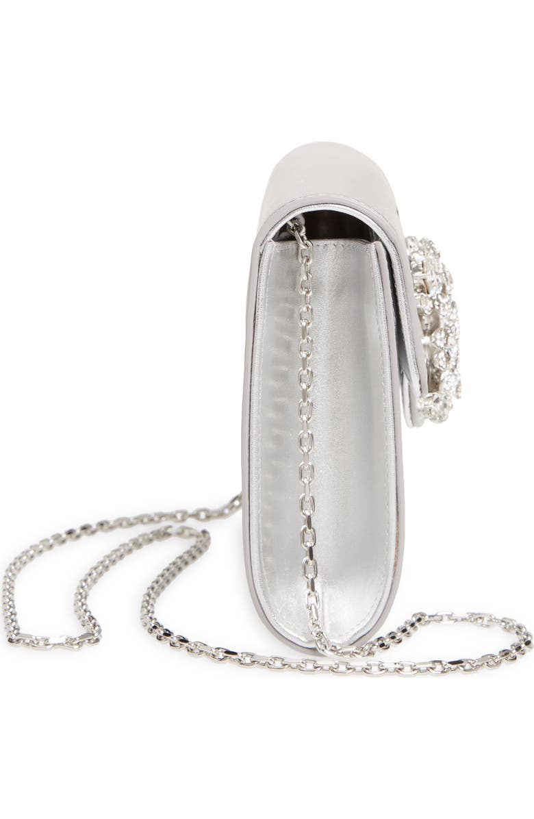 Roger Vivier Bouquet Strass Envelope Clutch, Alternate, color,