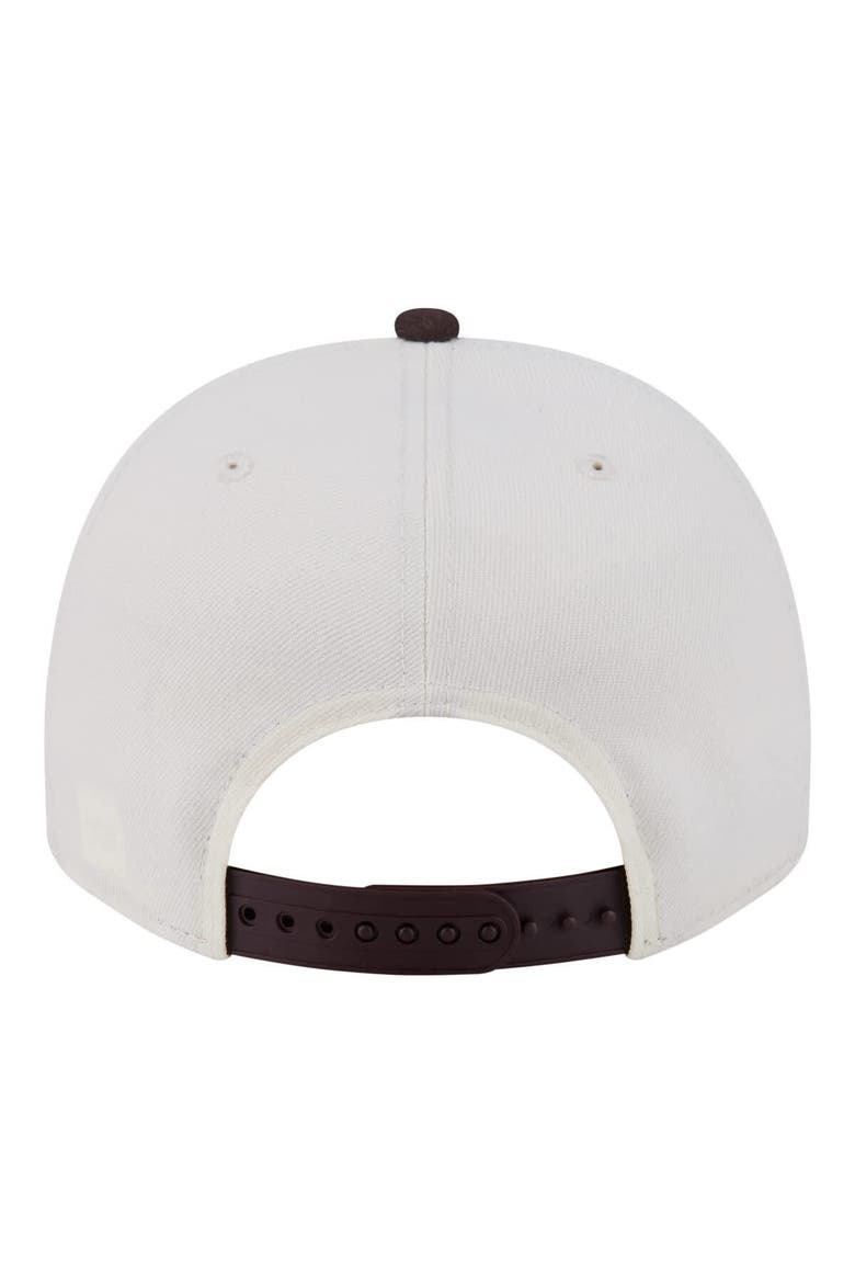 Men's New Era Cream San Diego Padres Throwback Tri-Hit A-Frame 9FIFTY Adjustable Hat, Alternate, color, Cream