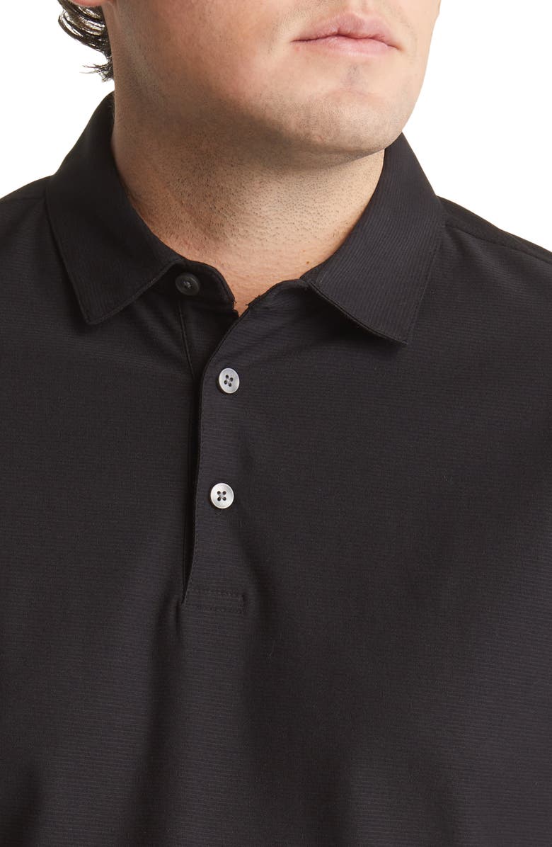 Robert Barakett Hickman Short Sleeve Polo Shirt, Alternate, color, Black