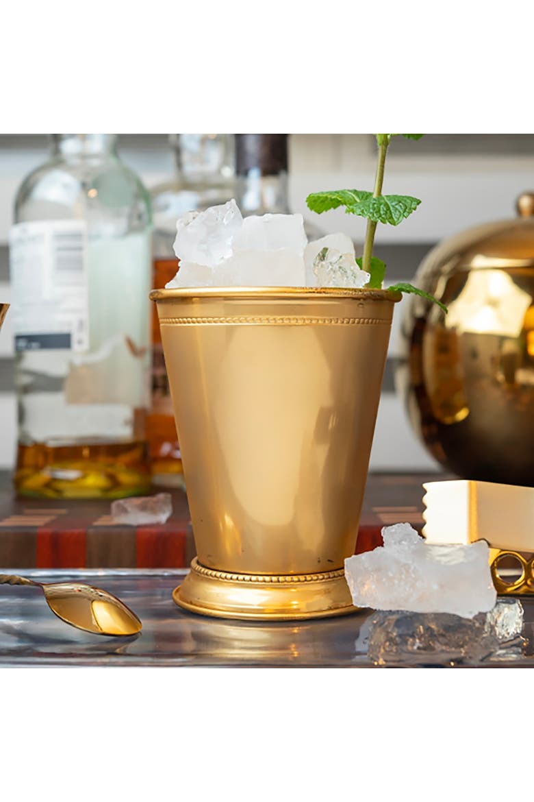 24K Gold Plate Julep Cup Limited Edition, Alternate, color, Gold