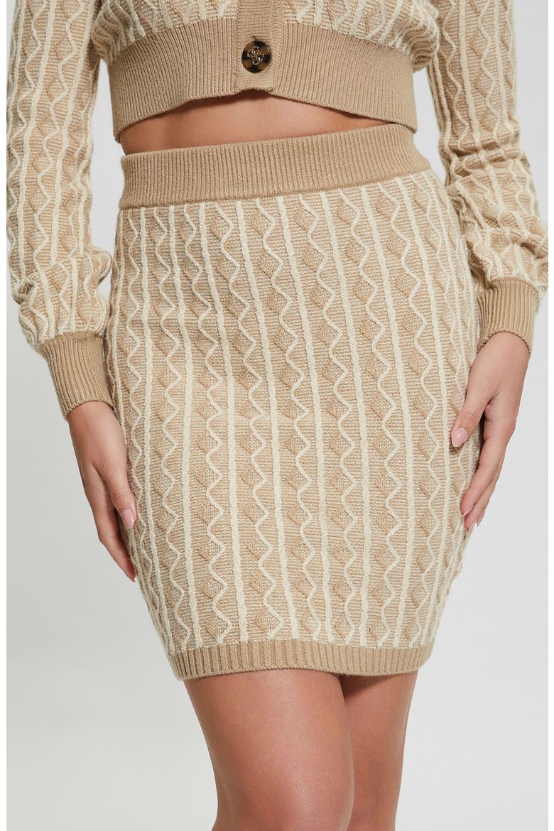 Tiffany Mini Sweater Skirt, Alternate, color, BISCOTTI AND TRAVERTINE SAND