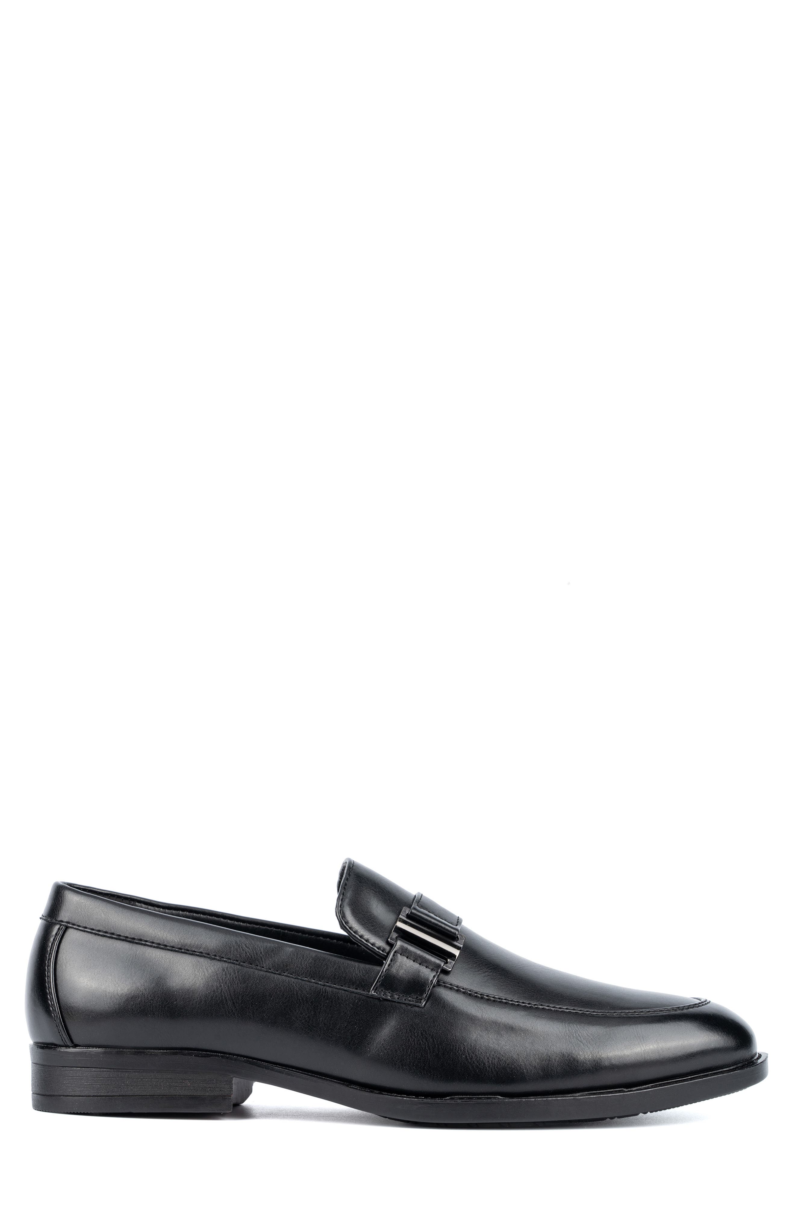 XRAY Blaze Faux Leather Loafer, Alternate, color, Black
