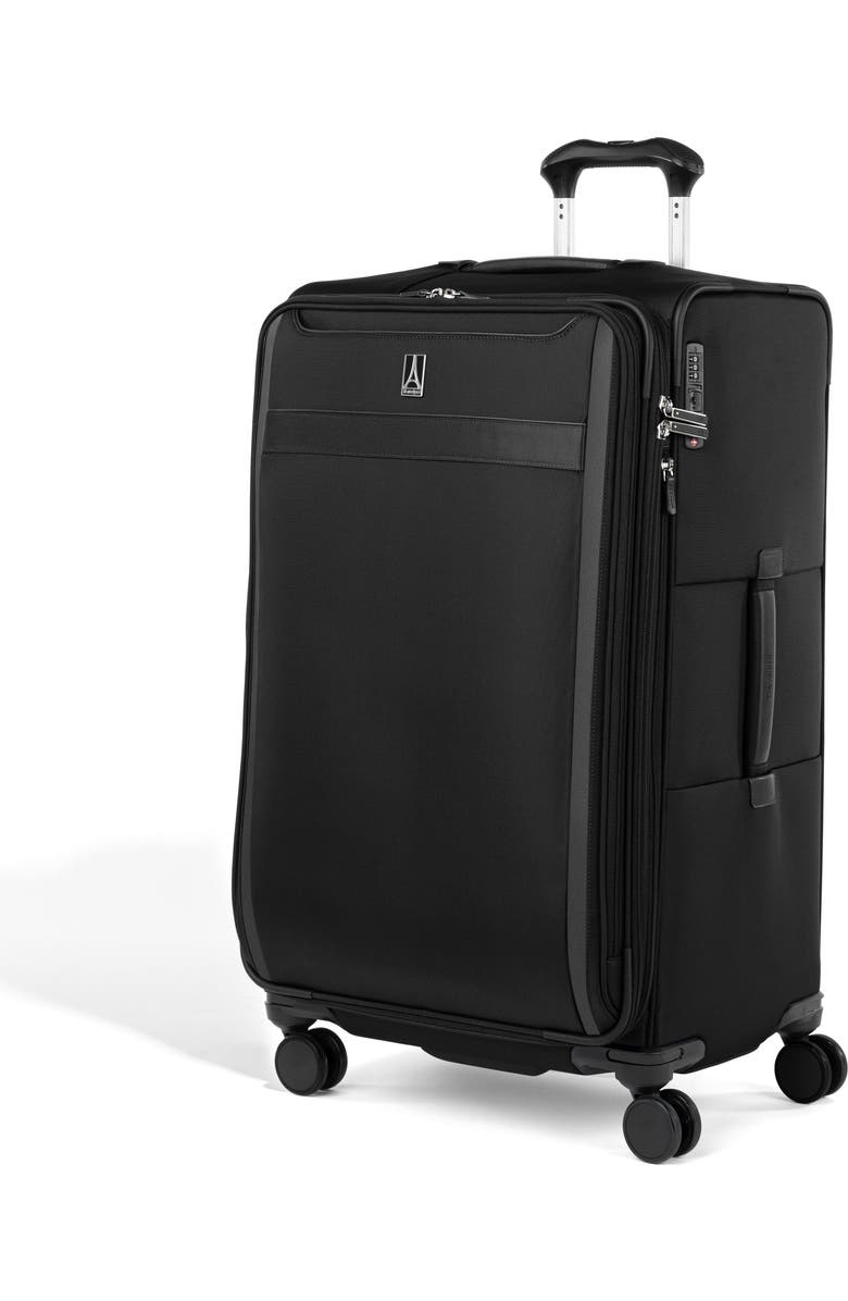 TRAVELPRO Versapack + Softside Carry On & Large Spinner Luggage Set, Alternate, color, Black