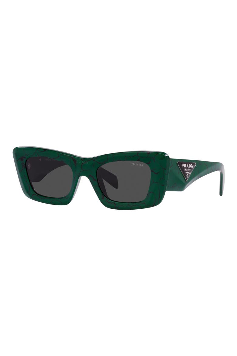 50mm Square Sunglasses, Alternate, color, DARK GREY