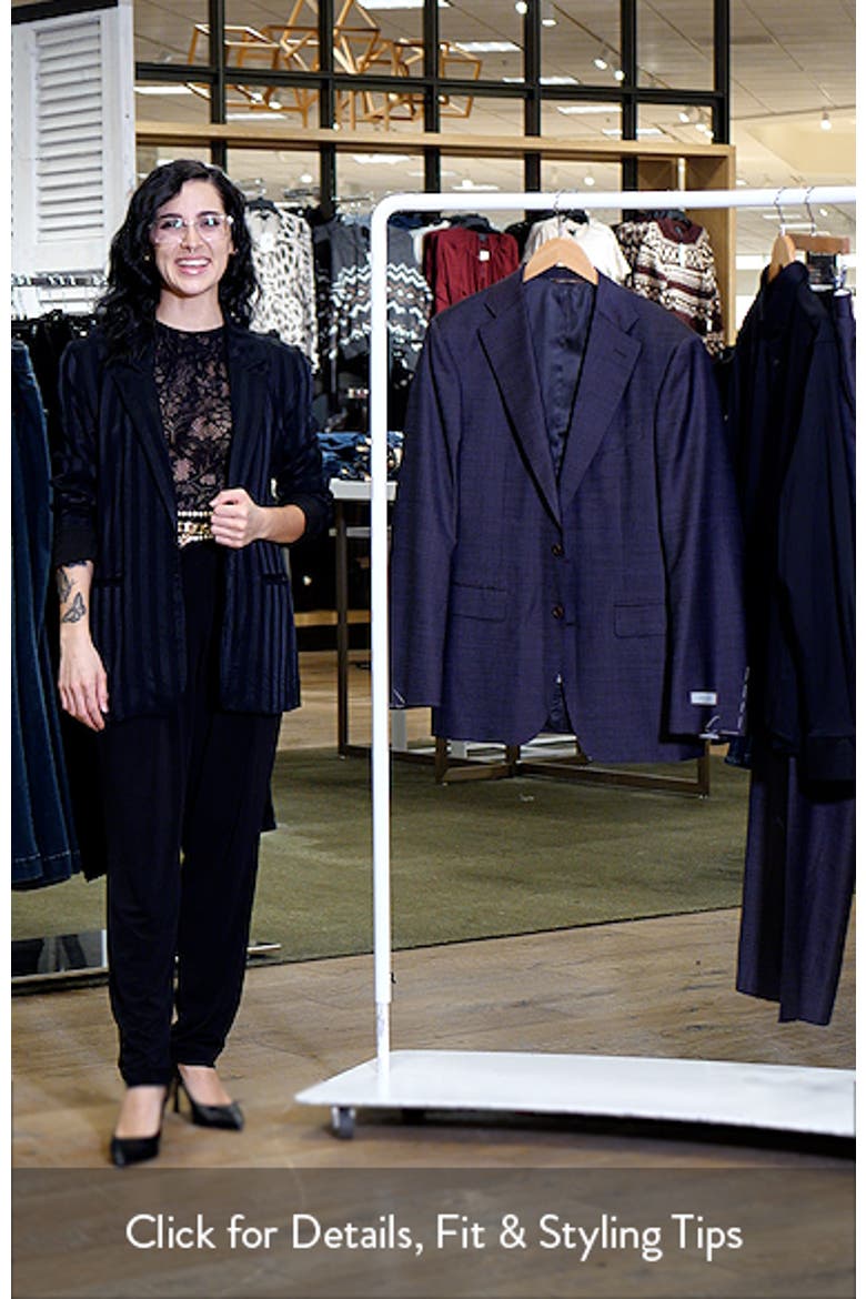 Capri Trim Fit Dark Brown Mélange Super 130s Wool Suit video