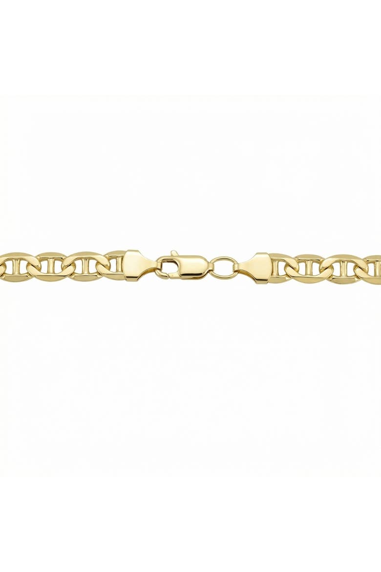 Fremada 14k Gold Filled Men's 5.9mm Mariner Link Chain Necklace, Alternate, color, 14k Yellow Gold