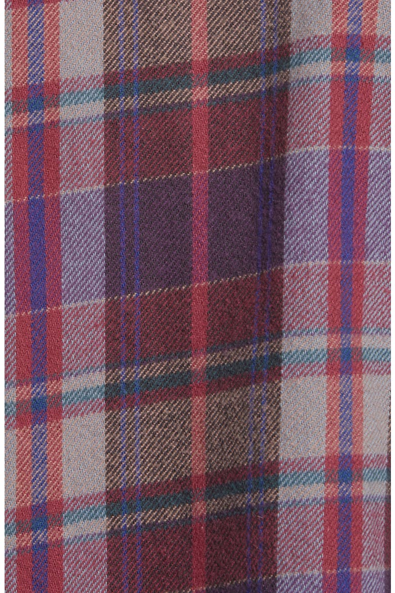 Hemi Oversize Plaid Shirt, Alternate, color, ELDERBERRY CHECK
