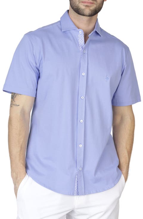 Getaway Solid Knit Short Sleeve Shirt