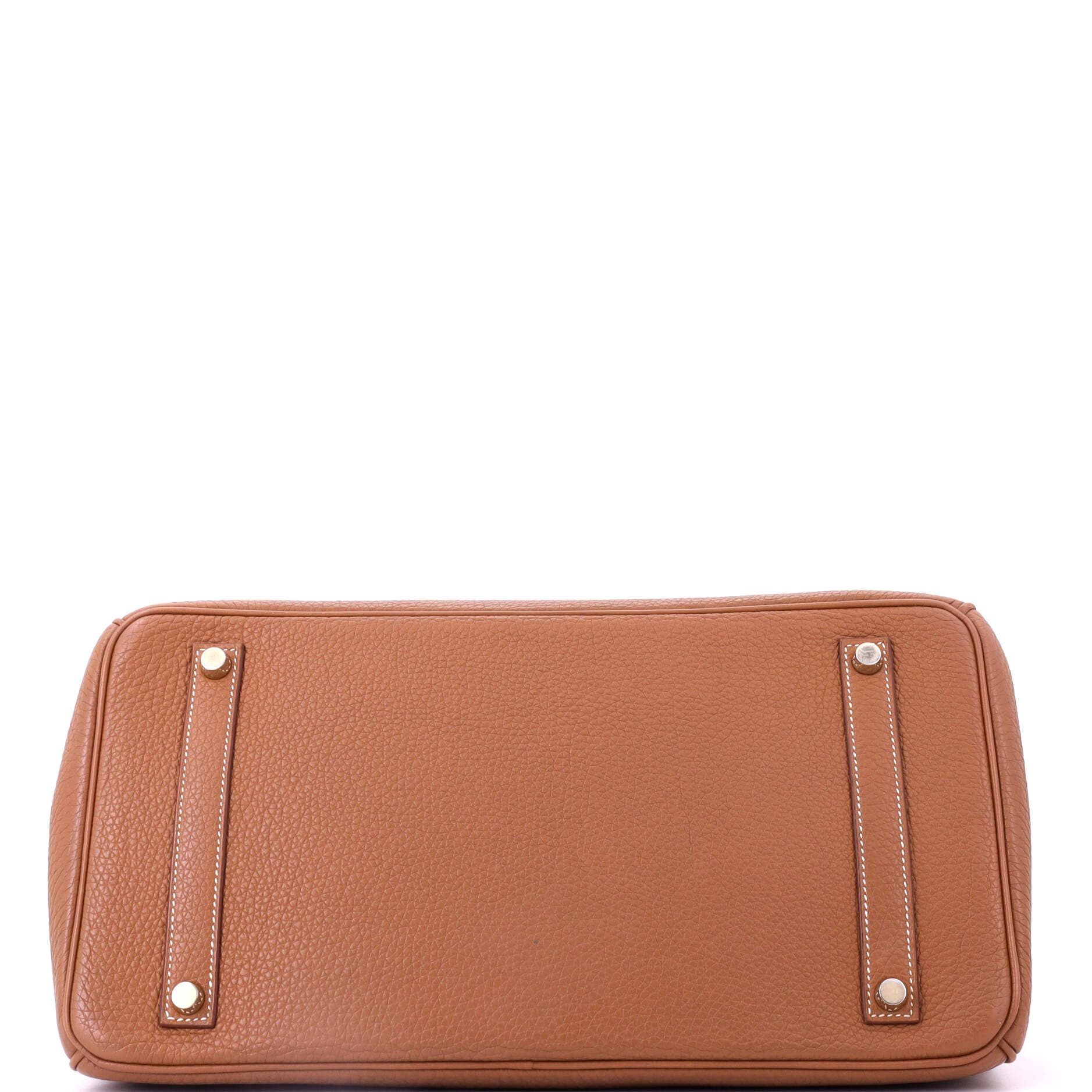 Pre-Owned Hermes Birkin Handbag Brown Togo with Gold Hardware 35, Alternate, color, Gold