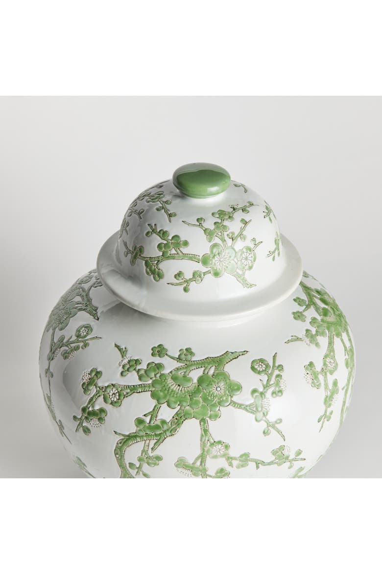 Imperial Empress Lidded Ginger Jar, Main, color, Green