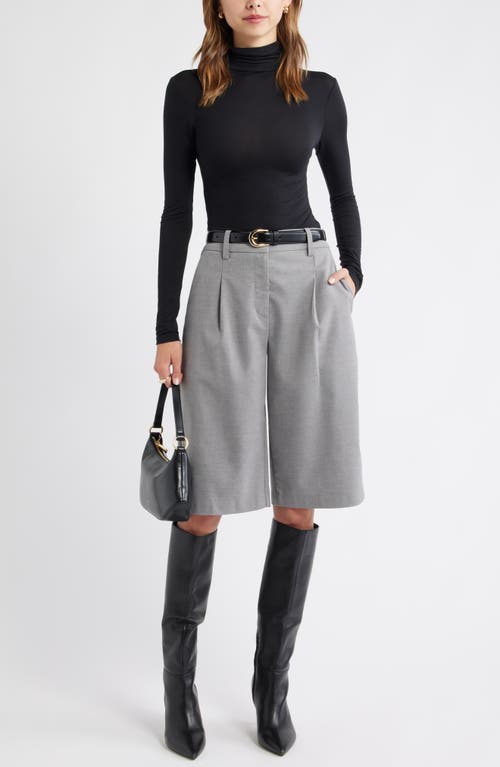 Open Edit Knit Turtleneck In Black