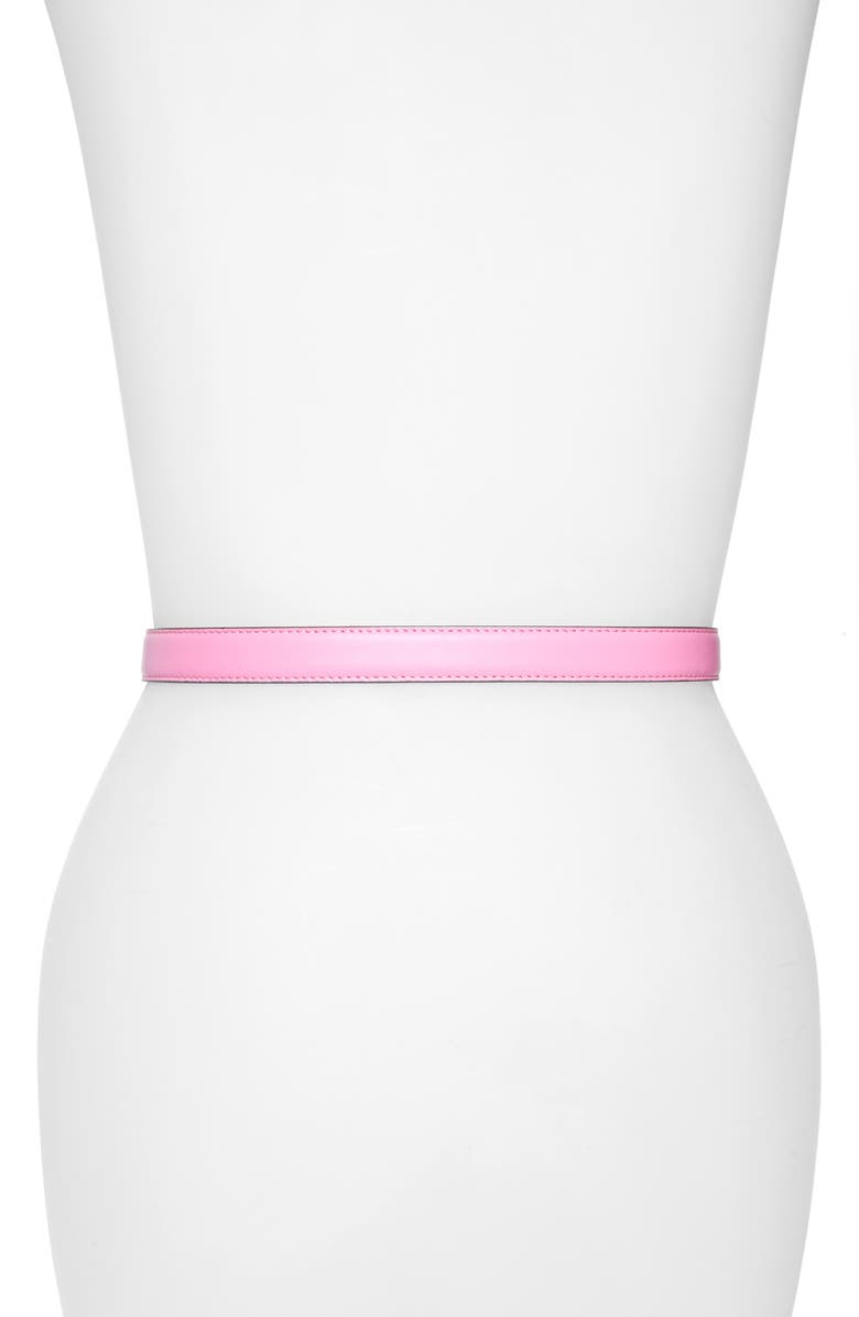 Versace First Line Versace Palazzo Dia Medusa Head Pavé Buckle Leather Belt, Alternate, color, 