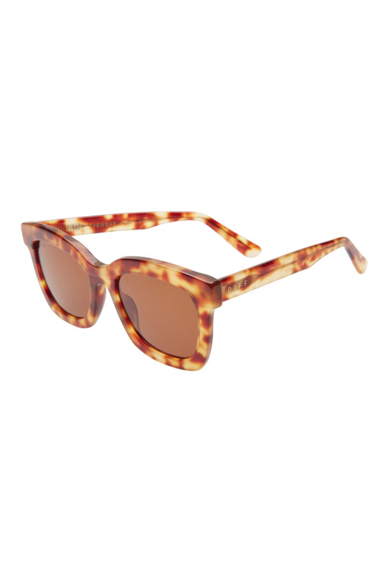 Carson 50mm Square Sunglasses, Alternate, color, SOLSTICE TORTOISE/ BROWN