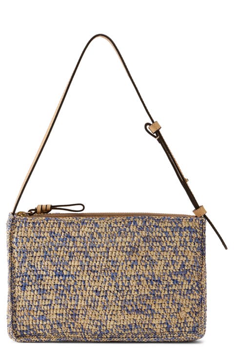 Kumana Raffia Shoulder Bag