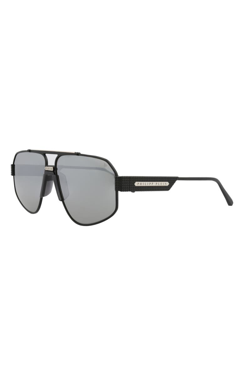 PHILIPP PLEIN 63mm Aviator Sunglasses, Alternate, color, 