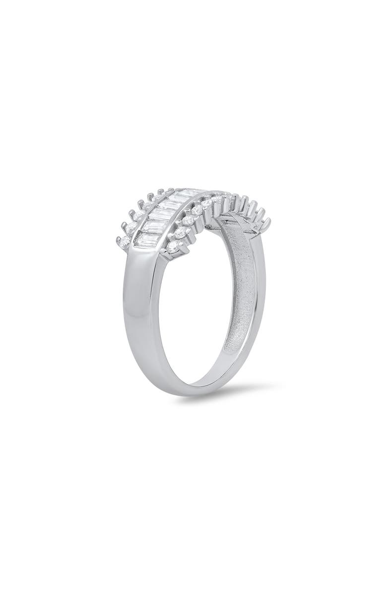 Queen Jewels Sterling Silver CZ Band Ring, Alternate, color, 