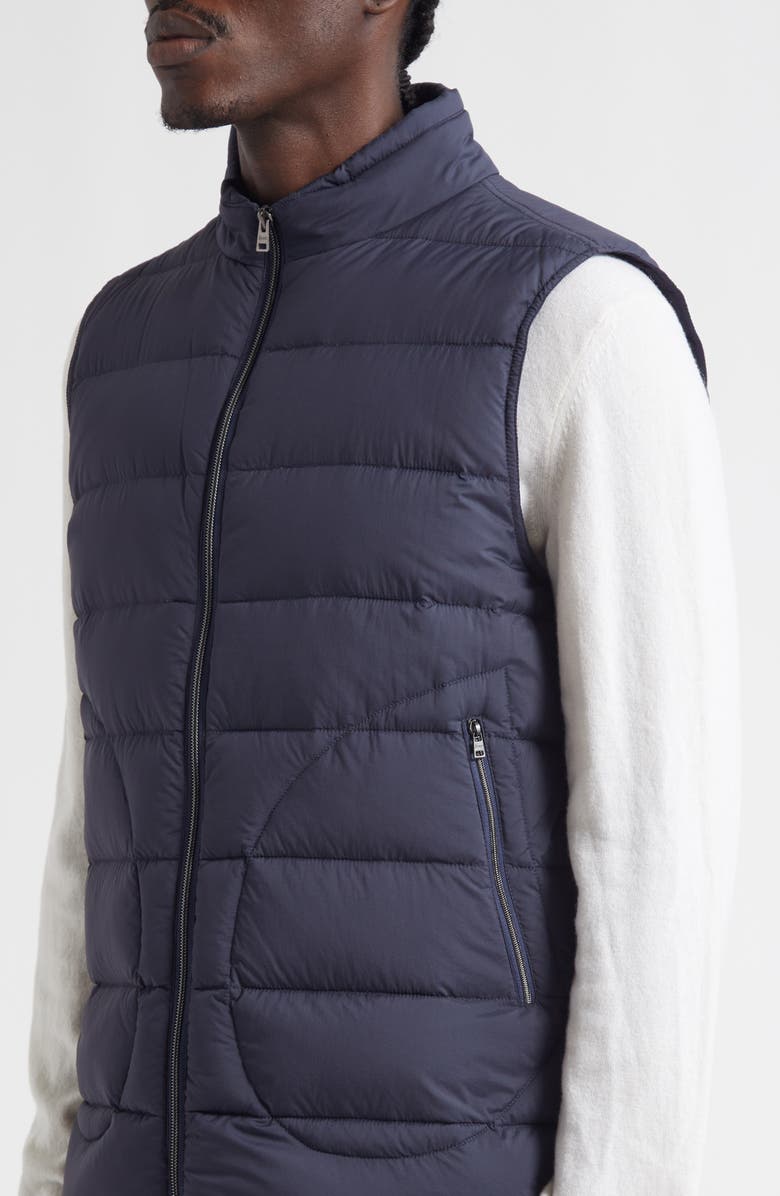 Herno Il Gilet Water Repellent Down Puffer Vest, Alternate, color, Blue