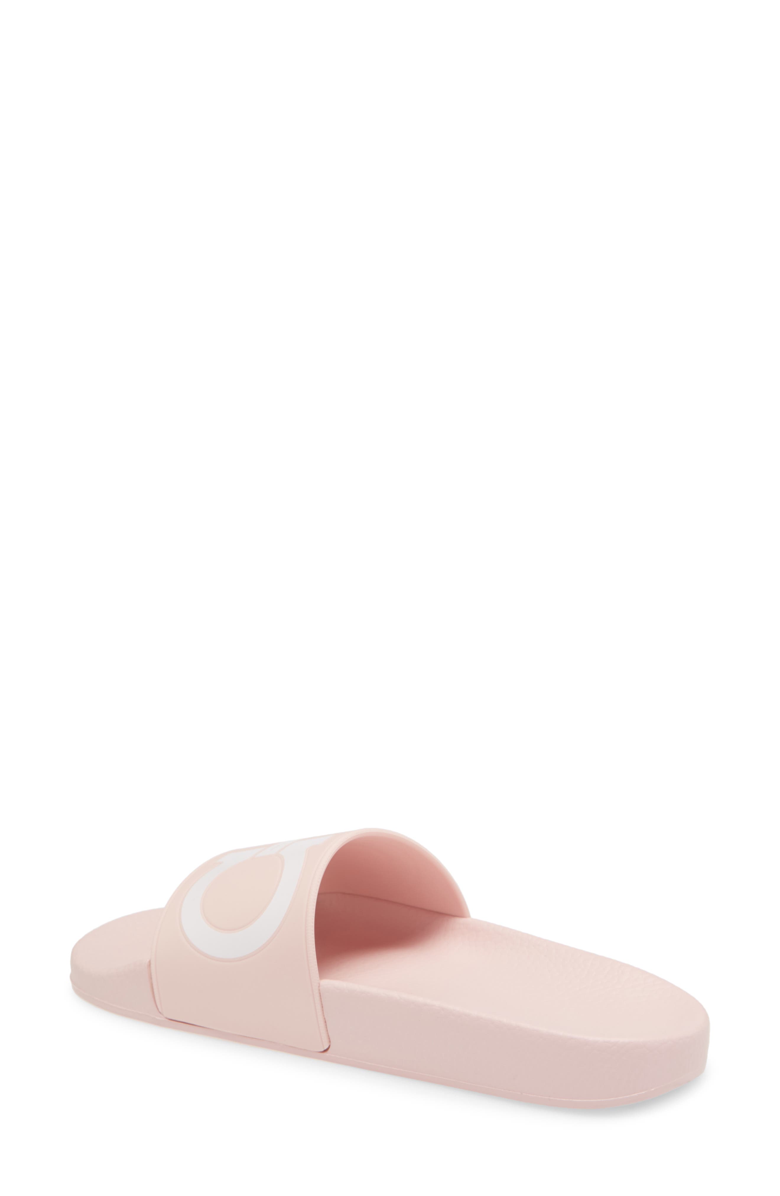 Salvatore Ferragamo Groovy Slide Sandal, Alternate, color, NYLUND PINK