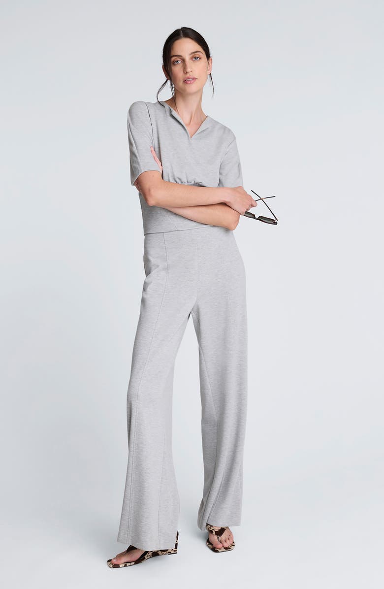 Kenneth Cole Puff Sleeve Crop Top, Alternate, color,