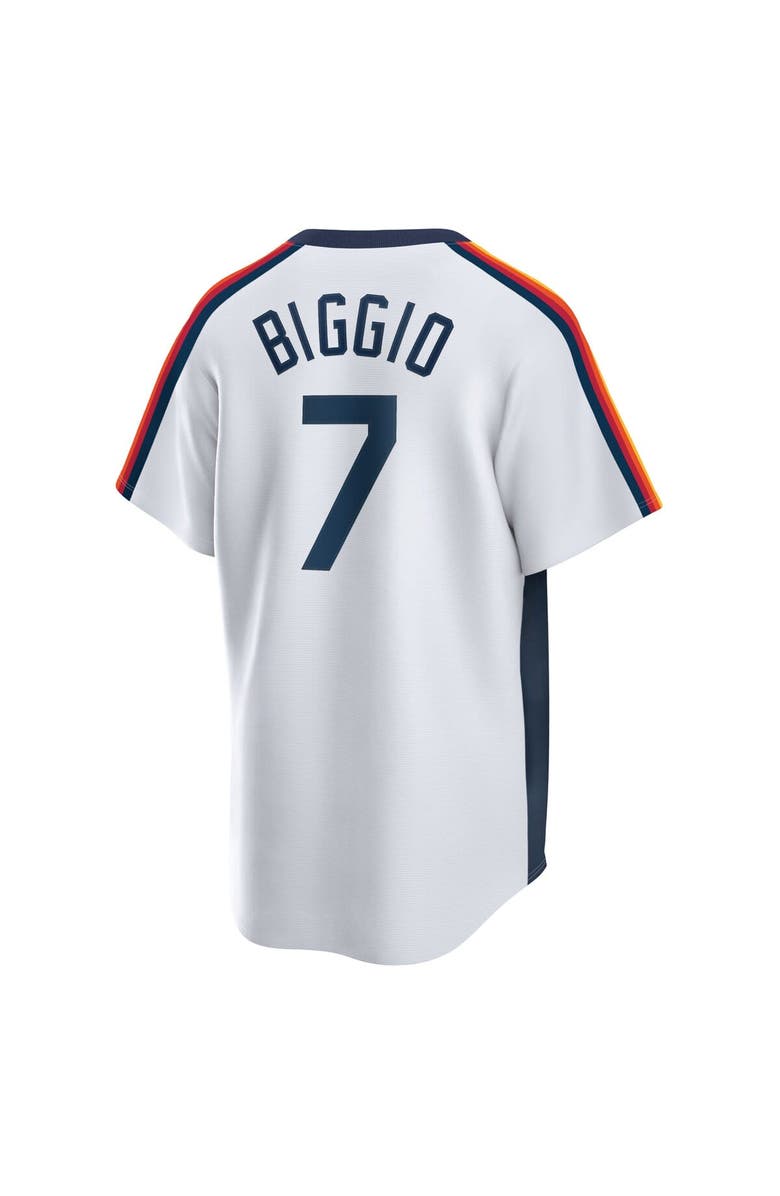 Nike Men's Nike Craig Biggio White Houston Astros Home Cooperstown Collection Logo Player Jersey, Alternate, color, White