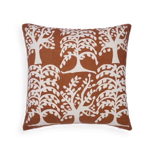 Naki & Ssam Nature Whisper Saal Tree Print Square Pillow Cover