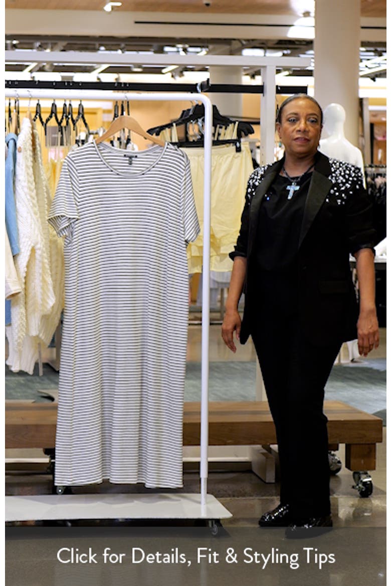 Stripe T-Shirt Midi Dress video