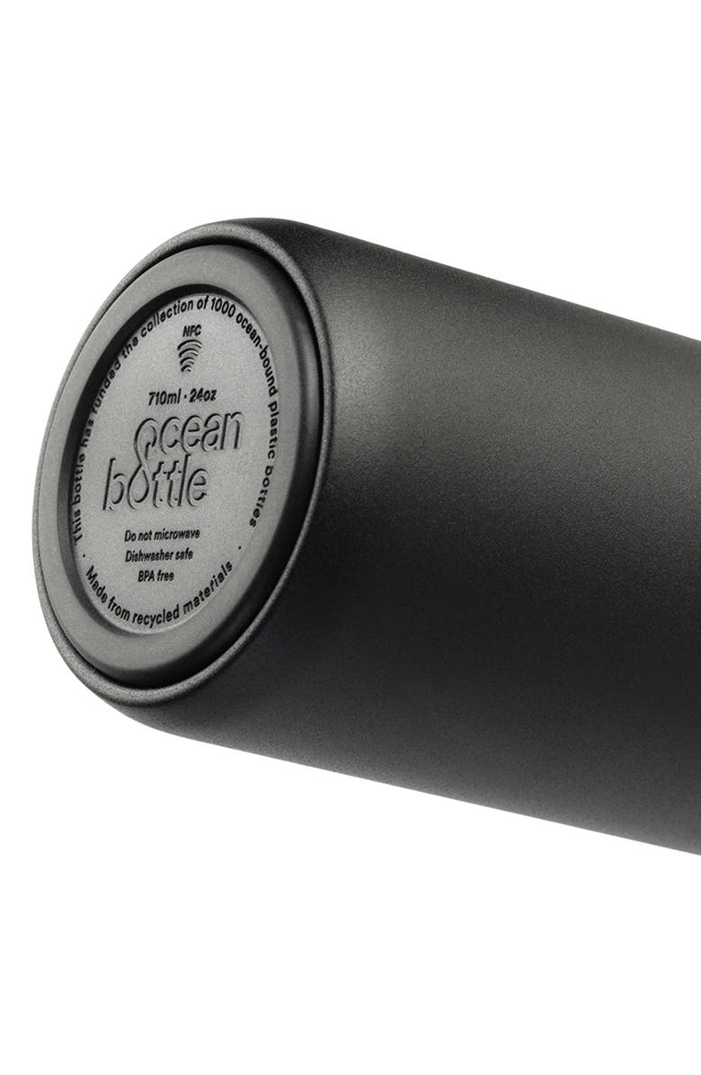 Ocean Bottle Peak GO 24-Ounce Water Bottle, Alternate, color, Obsidian Black