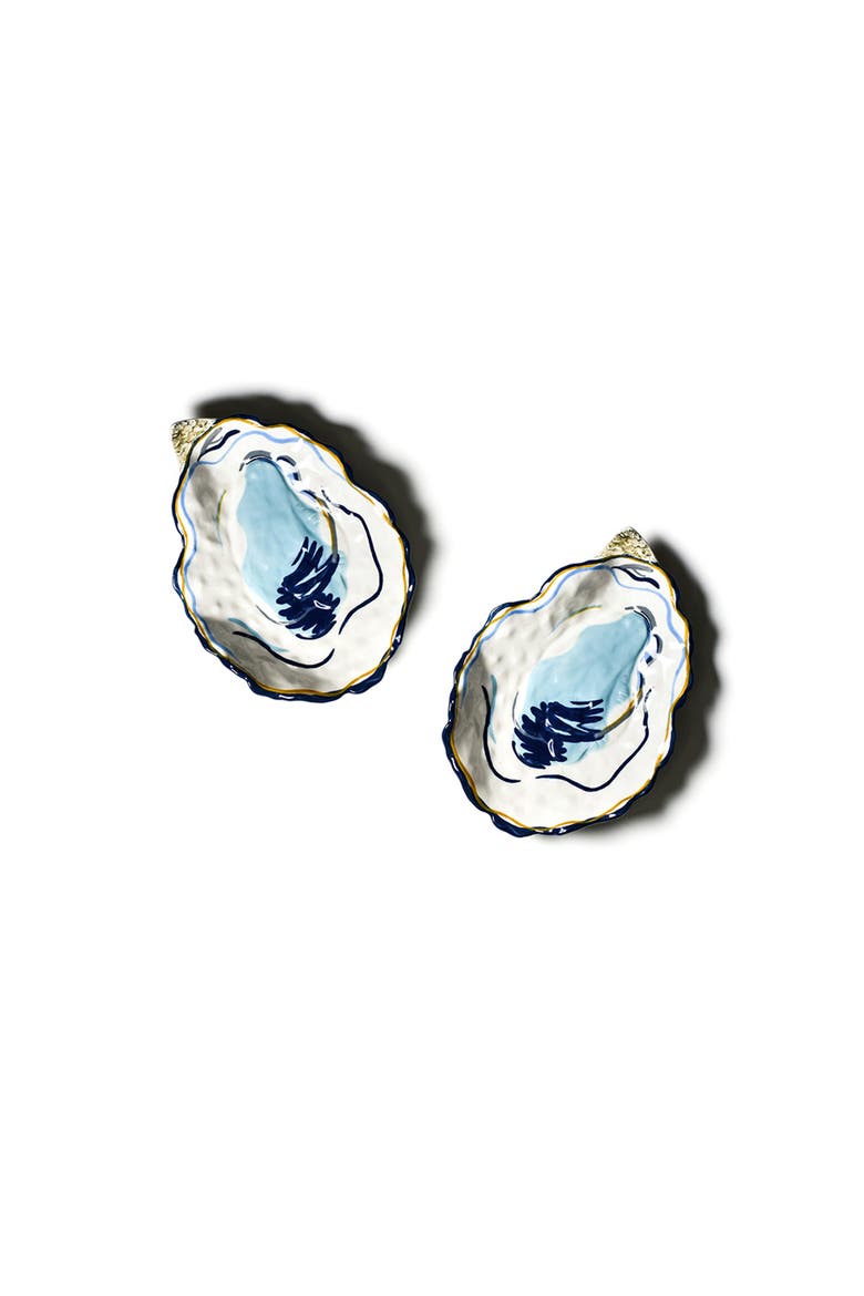 Oyster Plates Set of 2, Main, color, Blue