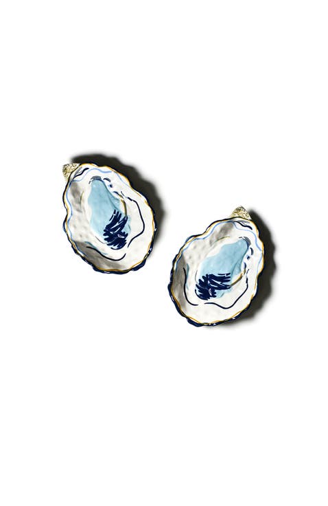 Oyster Plates Set of 2