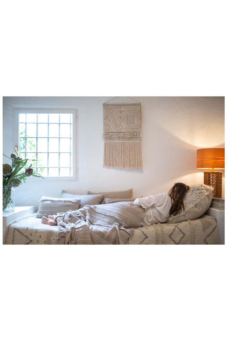 Washable Wool & Recycled Cotton Rug, Alternate, color, BROWN TONES