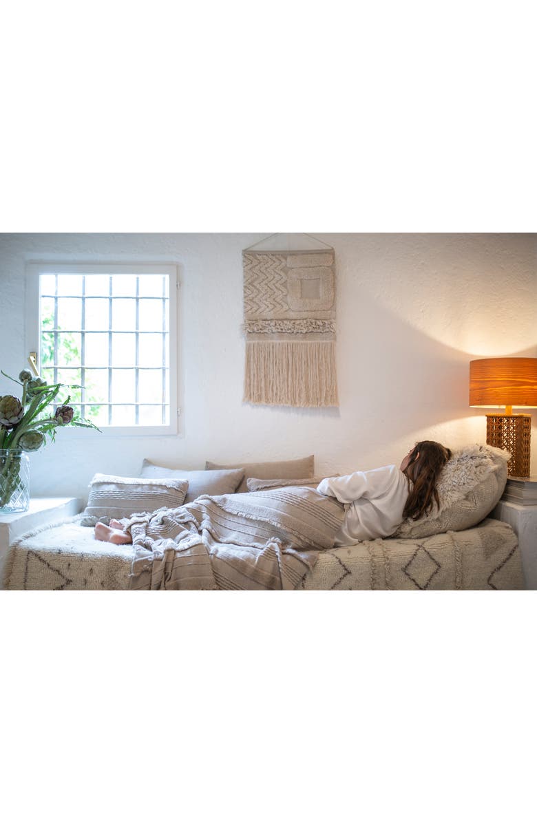 Lorena Canals Washable Wool & Recycled Cotton Rug, Alternate, color, Brown Tones