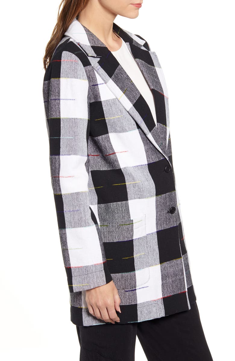THE ODELLS Artist Buffalo Plaid Cotton Coat, Alternate, color, 