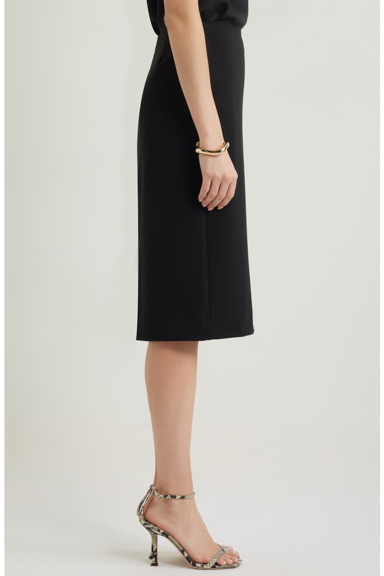 Stretch Pencil Skirt, Alternate, color, BLACK