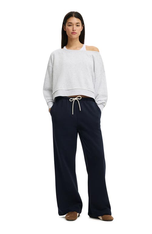 Cotton On Off Shoulder Sweatshirt In Gray