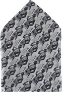 Trafalgar Ambrose Dapper Night 12x12 Silk Pocket Square