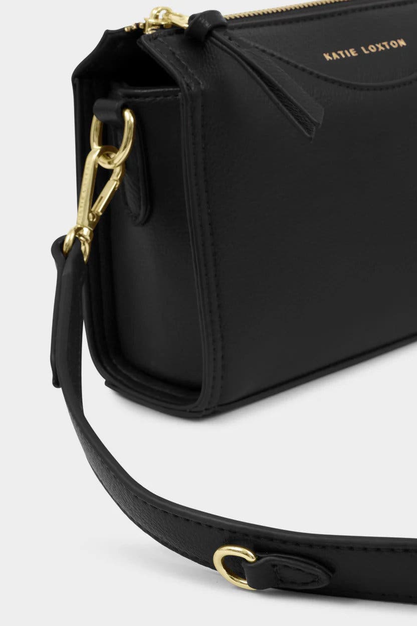 Katie Loxton Alba Crossbody Bag in Black, Alternate, color, Black