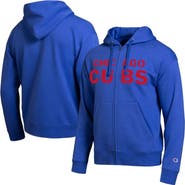 Champion Men's Champion Chicago Cubs Royal All-Star Wordmark Full-Zip Hoodie