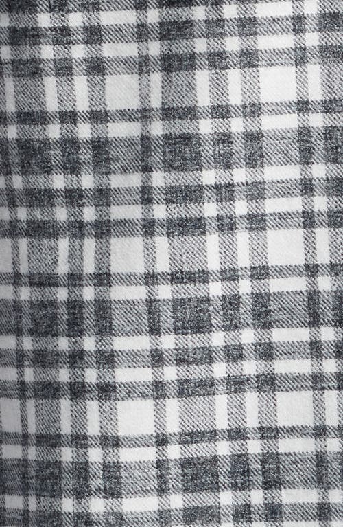 Nn07 Deon 5465 Organic Cotton Button-up Shirt In Grey Check
