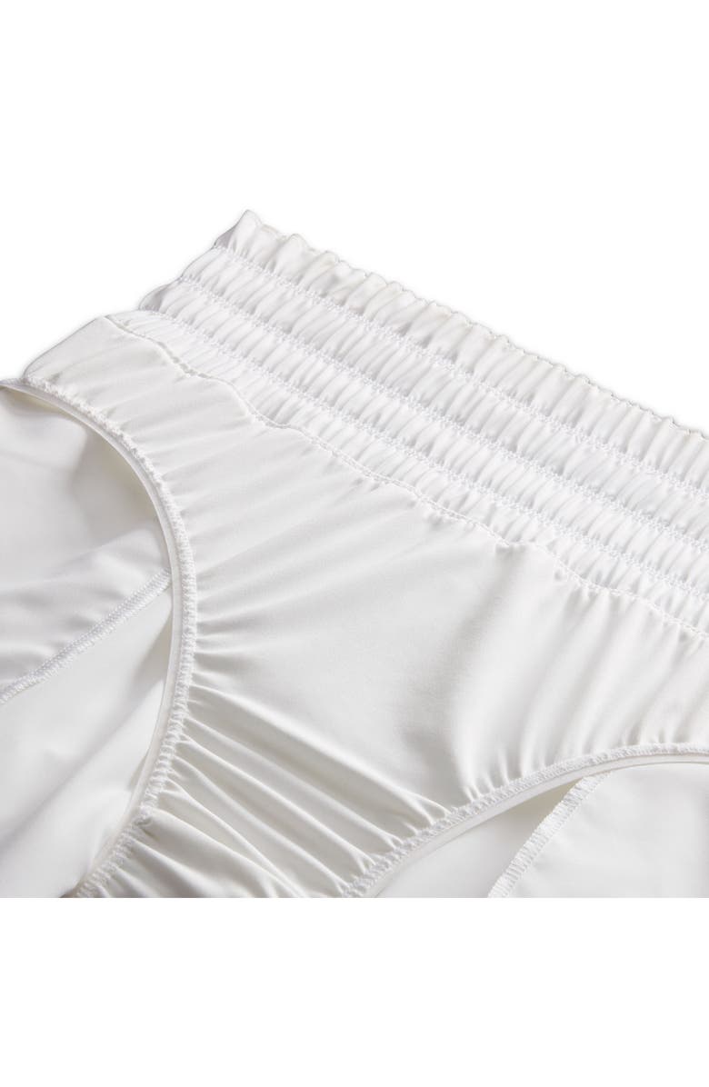 Nike Dri-FIT Ultrahigh Waist 3-Inch Brief Lined Shorts, Alternate, color, White/Reflective Silv