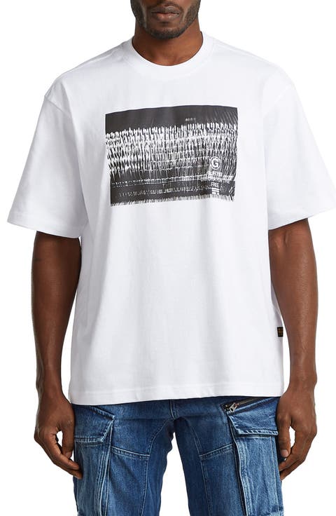 Loose Fit Photo Print Organic Cotton Graphic T-Shirt