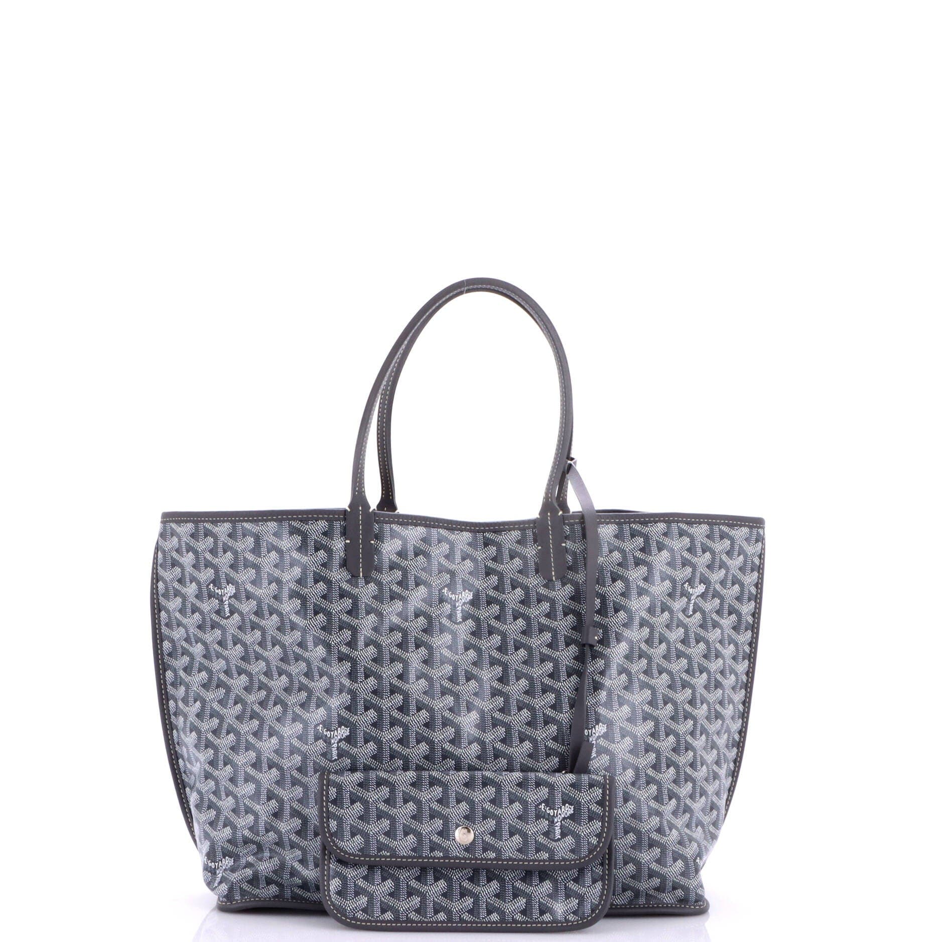 Anjou Reversible Tote Coated Canvas PM, Alternate, color, Grey