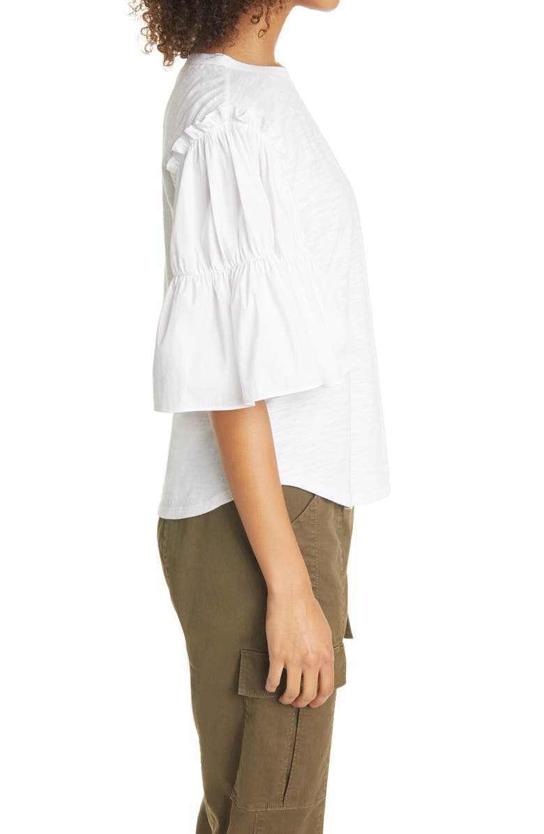 Cinq à Sept Hailey Ruffle Sleeve Top, Alternate, color,