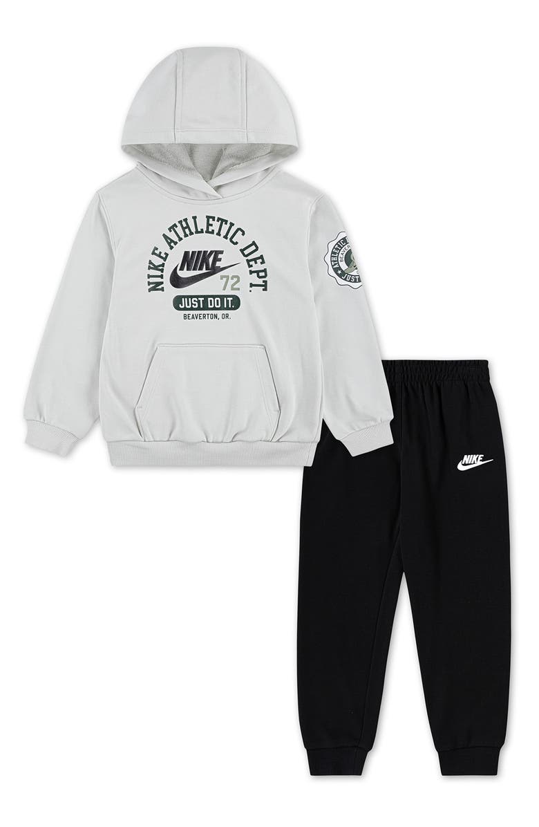 Nike Kids' P.E. Hoodie & Joggers, Main, color, Black