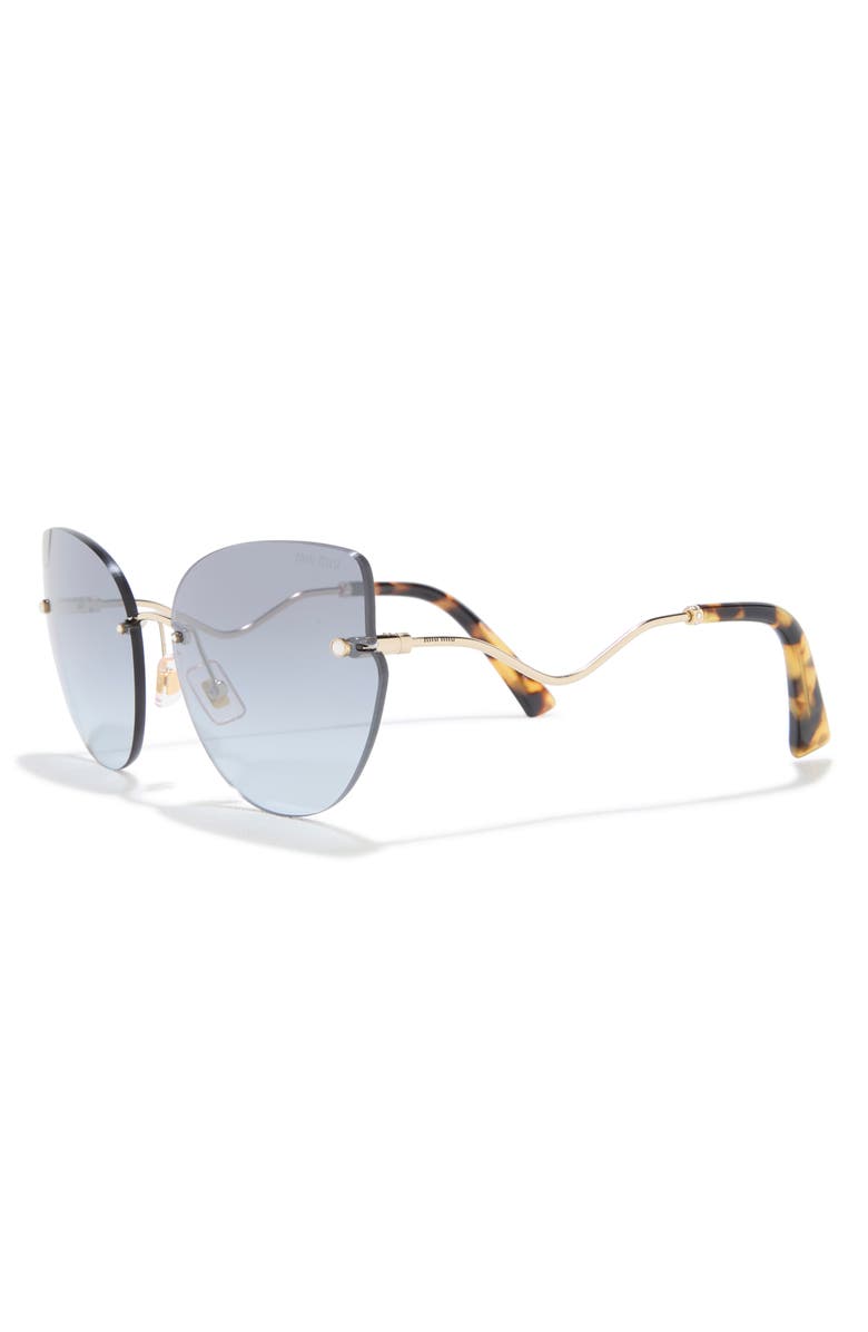 Miu Miu 63mm Butterfly Sunglasses, Alternate, color, 