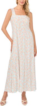 Vince Camuto Print Sleeveless Maxi Dress