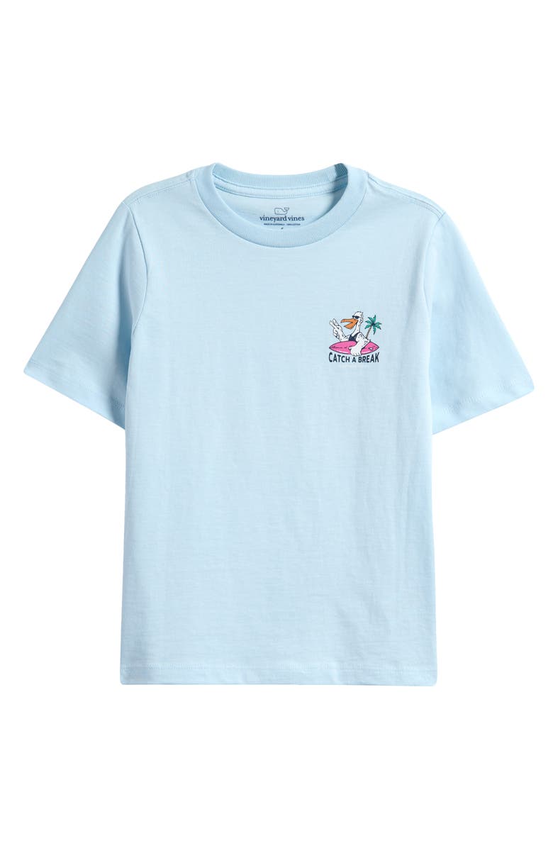 vineyard vines Kids' Catch a Break Cotton Graphic T-Shirt, Main, color, 