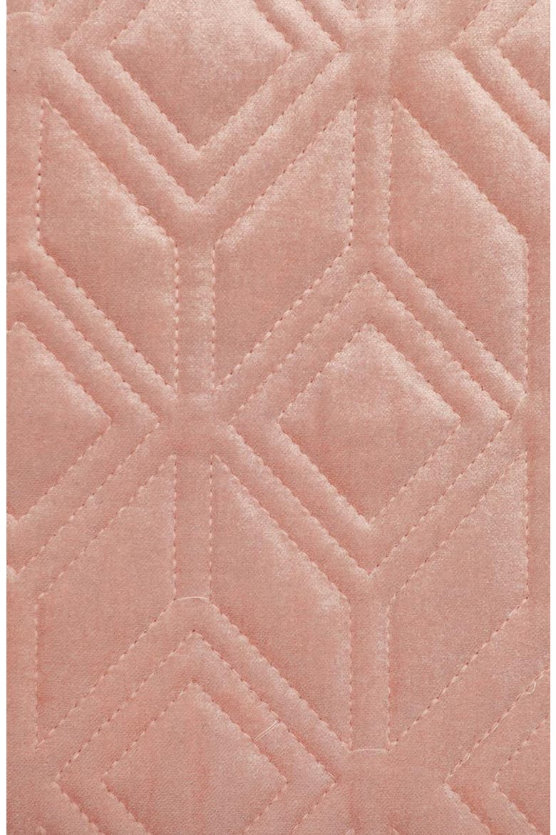 Tufted Velvet Throw Pillow, Alternate, color, PINK