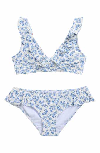 Raisins Kids' Cannes Do Piqué Two-Piece Swimsuit